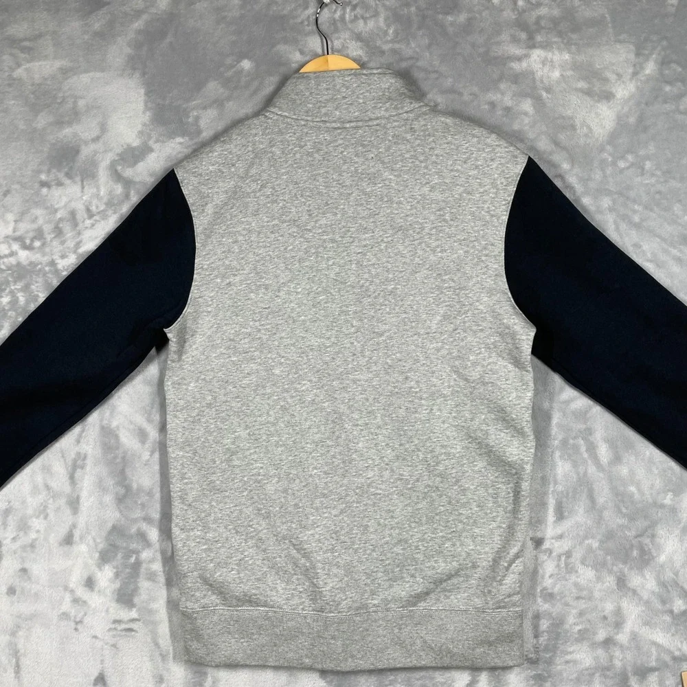 Nike Kentucky Wildcats Mens Small Quarter Zip Fleece Pullover Gray Black NEW - Picture 3 of 9